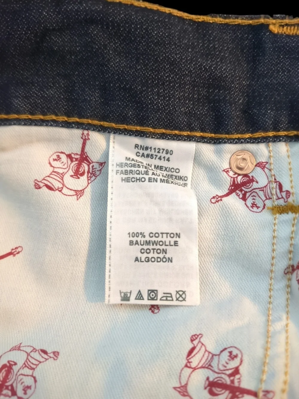 True Religion pockets crisp seat